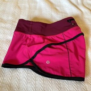 Lululemon running shorts